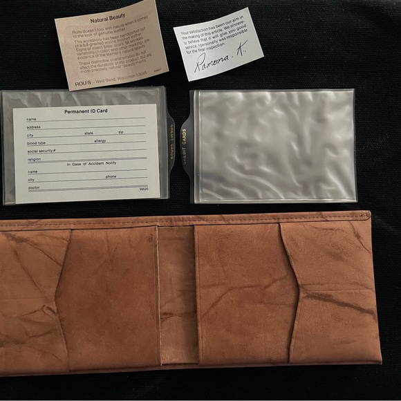 Men’s Wallet ROLFS Flat Fold - Picture 2 of 5